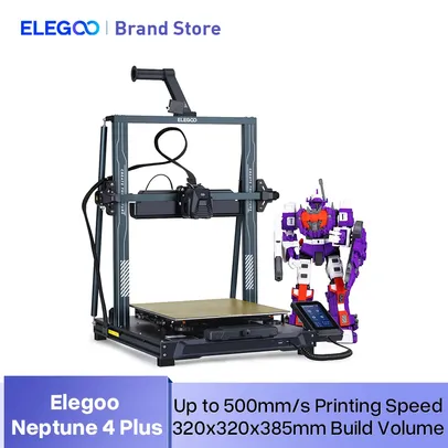 [Do BR] ELEGOO-NEPTUNE 4 PLUS Impressora 3D FDM Build Volume 320x320x385mm