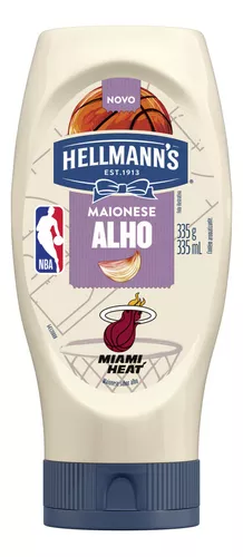 Hellmann's maionese Alho Nba Miami Heat 335gr