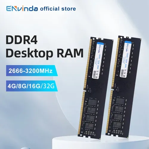 32GB [2x16] ENVINDA-Memória Ram, RAM DDR4, 3200MHz, 2x16GB