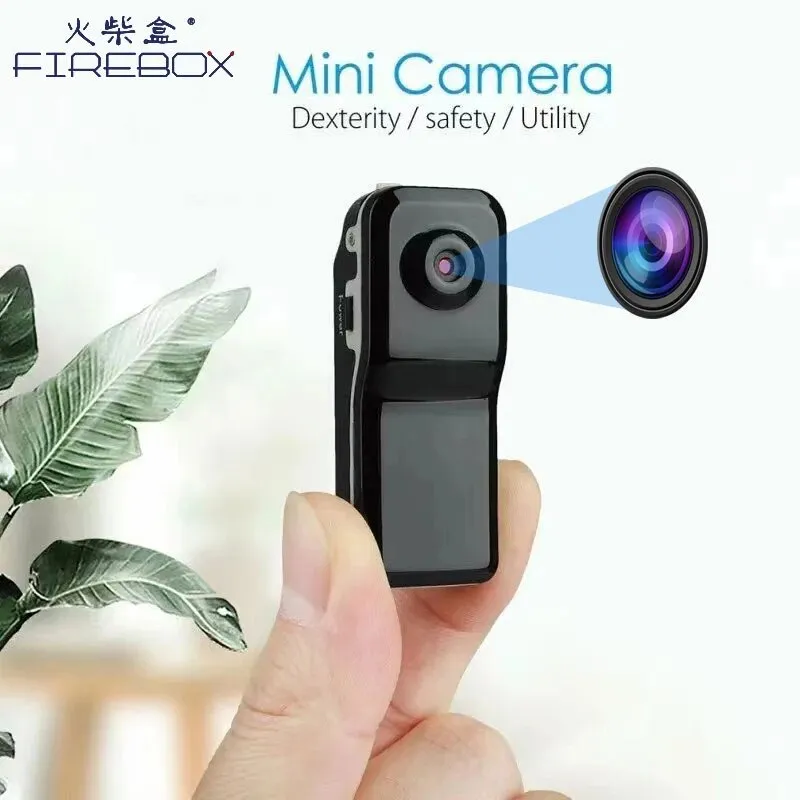 [Imposto Incluso] HD Mini Câmera DV Corpo Filmadora, Gravação de Vídeo Portátil