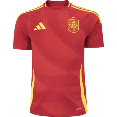 Camisa da Seleção Espanha I 24 adidas Masculina Torcedor