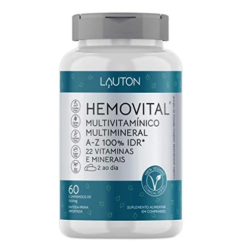 [REC] Hemovital Multivitamínico - 60 Cápsulas - Lauton Nutrition, Lauton Nutrition