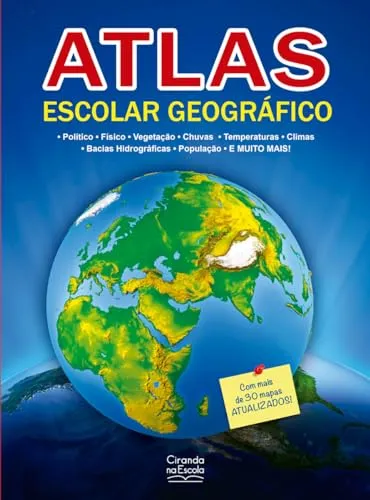 [R$ 3,66 +por-] Atlas escolar geográfico