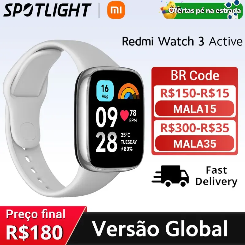 Xiaomi-Redmi Watch 3 Active display LCD