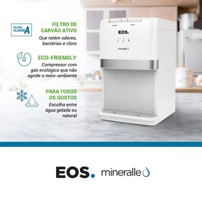 Purificador de Água EOS Mineralle com Compressor Branco EPC02B 110V
