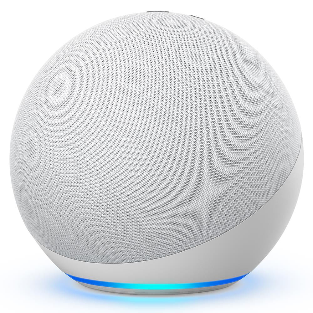 Smart Speaker Amazon Echo 4 Geração com Hub de Casa Inteligente e Alexa