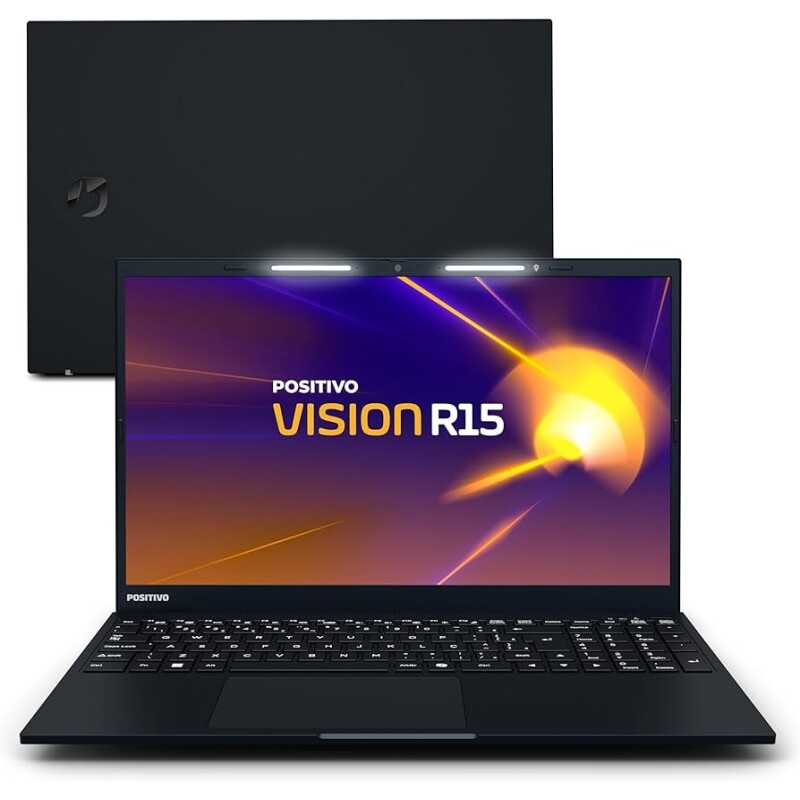 Notebook Positivo Vision R15 Lumina Bar Ryzen 5-5500U 8GB 256GB AMD Radeon Graphics Tela 15" FHD W11