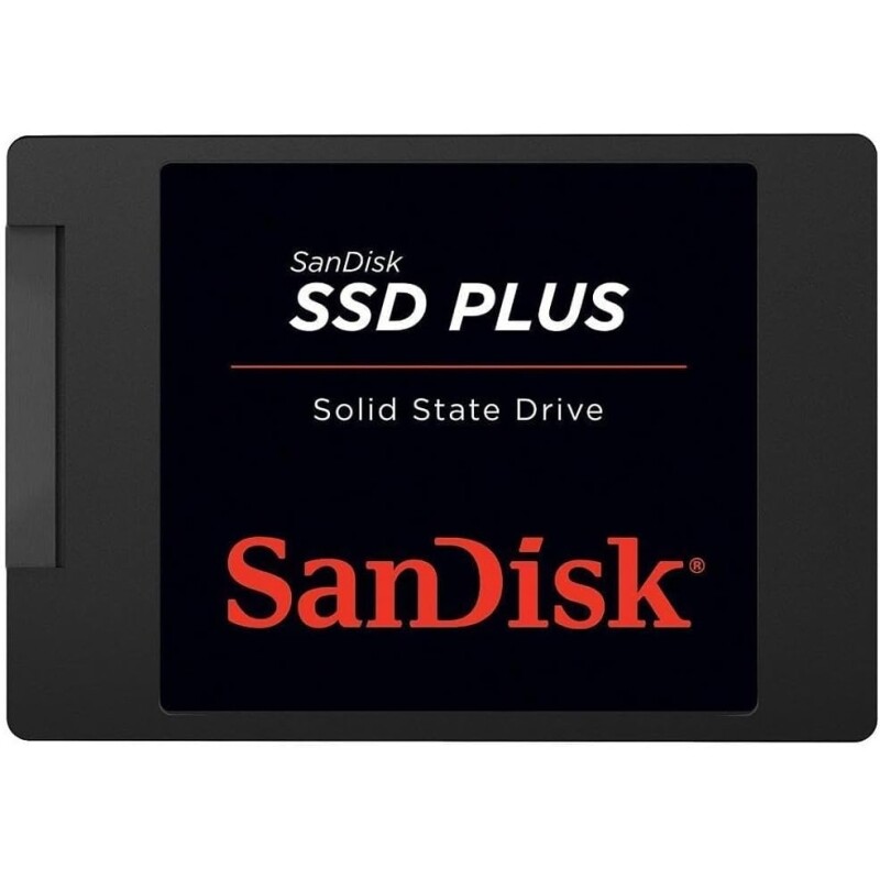 SSD Sandisk Plus 480GB SATA Leitura 535MB/s Gravação 445MB/s SDSSDA-480G-G26