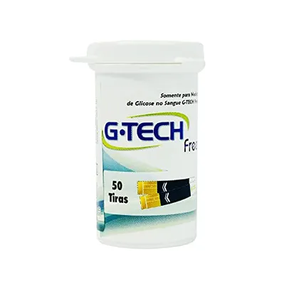 (PRIME) G-Tech Tiras Reagentes Free Com 50 Tiras