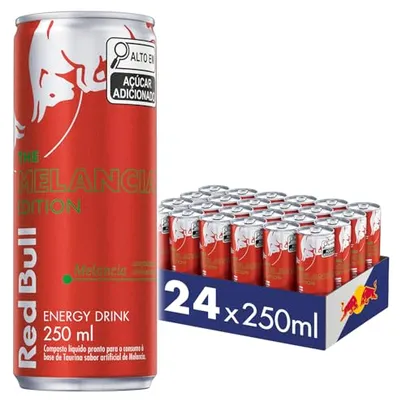 Pack de 24 Latas Red Bull Energético Energy Drink Melancia 250 Ml