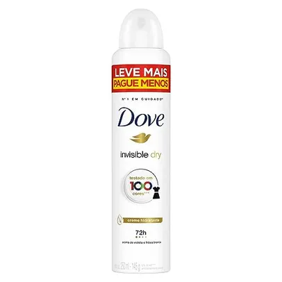 Desodorante Antitranspirante Aerosol Dove Invisible Dry 250 ml