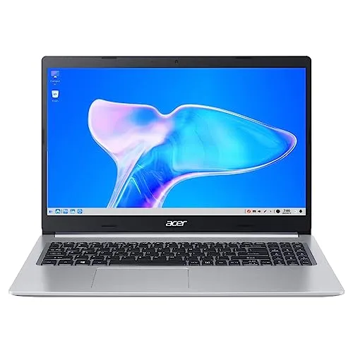 Notebook Acer Aspire5 A515-45-R36L AMD Ryzen7 5700U 12GB RAM (AMD Radeon) 512GB SSD 15.6” LED IPS Full HD Prata Teclado numérico Linux