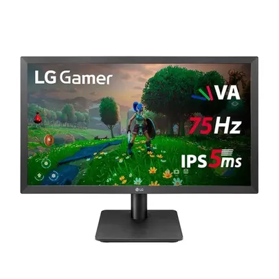 Monitor Gamer LG 21.5", 75Hz, Full HD, HDMI, FreeSync - 22MP410-B