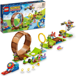 Brinquedo LEGO Sonic Desafio do Loop na Colina Verde de Sonic 802 peças 76994