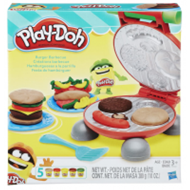 Brinquedo Conjunto de Massinha Play-Doh Festa do Hambúrguer 5 Potes B5521 - Hasbro