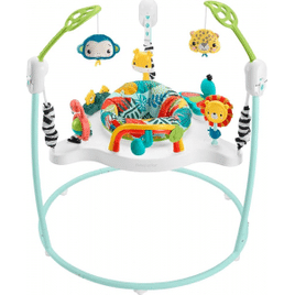 Brinquedo e cadeira de Bebê Fisher-Price Pula-Pula Selva