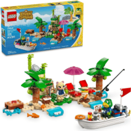 Brinquedo LEGO Animal Crossing Passeio de barco do Kapp'n 233 peças 77048