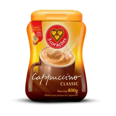 [REC] 3 Corações Cappuccino Clássico, 400g