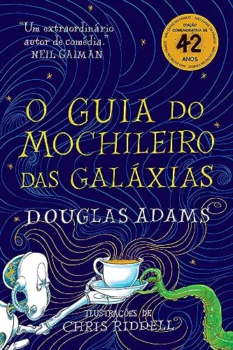 [ PRIME ] Livro Capa Dura O guia do mochileiro das galáxias - Edição Ilustrada: 1 | Douglas Adams