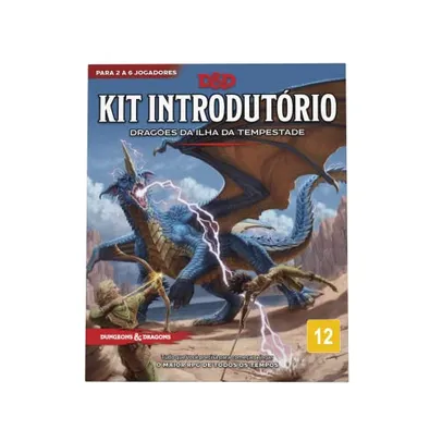 Dungeons & Dragons: Kit Introdutório: Dragões da Ilha da Tempestade - Português, Livro de RPG, 2-6 jogadores