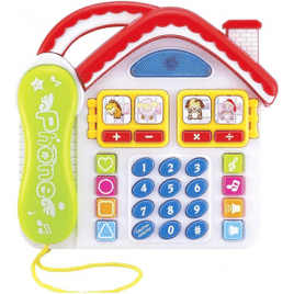 Brinquedo Educativo Telefone Divertido Casa DM Toys