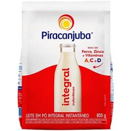 Leite Pó Integral Piracanjuba Instantâneo Pouch 800g