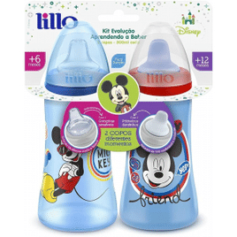 Pack 2 Copos Colors Disney - Lillo Azul