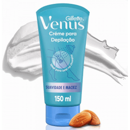 Gillette Venus Creme para Depilação com Óleo de Amêndoas para Depilar no Chuveiro 150mL