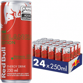 Pack de 24 Latas Red Bull Energético Energy Drink Melancia - 250Ml