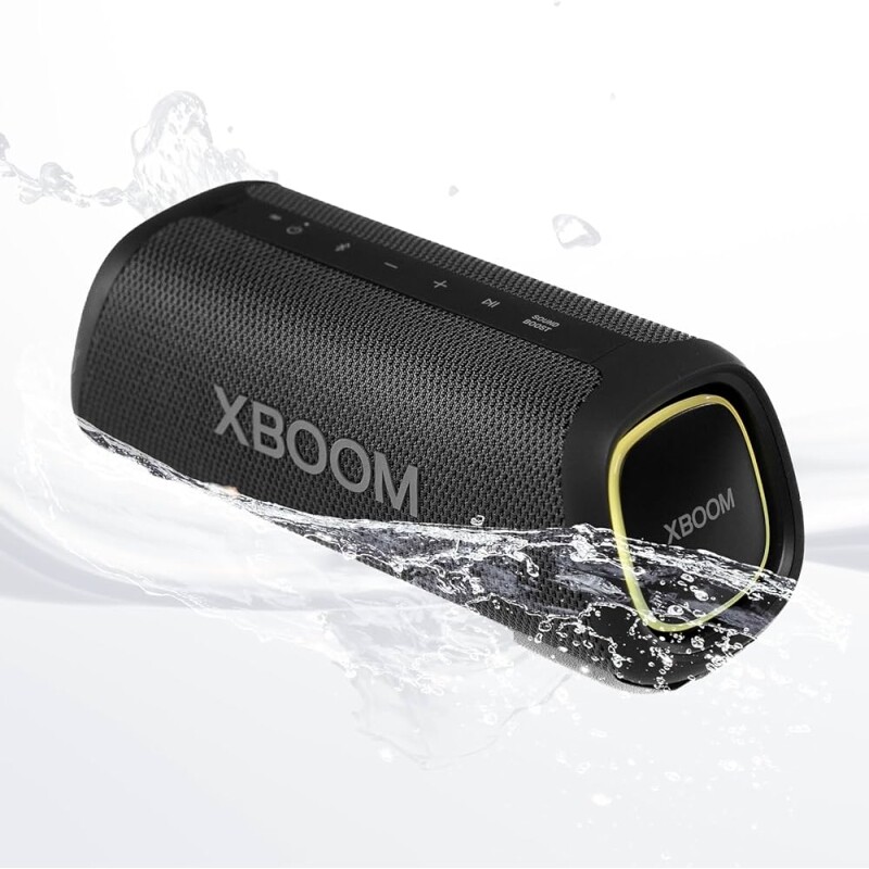 Caixa de Som Portátil LG XBOOM Go XG5S Bluetooth 20W RMS IP67 Até 18h de Bateria Fibra de Carbono