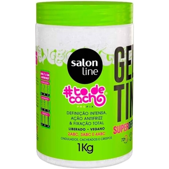 Gelatina Capilar Salon Line ToDeCacho Super Definição Vegano - 1kg