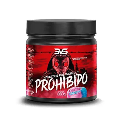 [REC] 3VS Nutrition Pré Treino Prohibido 360g Sabor Algodão Doce