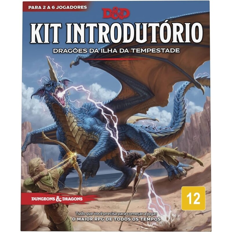 Livro de RPG Dungeons & Dragons: Kit Introdutório Dragões da Ilha da Tempestade - Galápagos