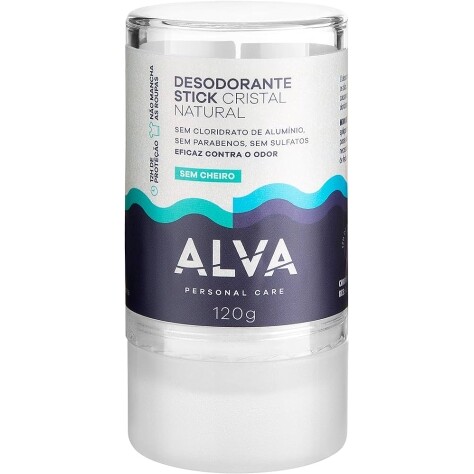 Alva Personal Care Desodorante Stick Cristal 120G