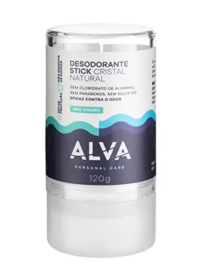 Alva Personal Care, Desodorante Stick Cristal, 120G