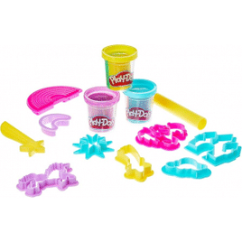 Massa de Modelar Play-Doh Mundo Mágico dos Unicórnios 3 Potes de Massinha - F3616 - Hasbro