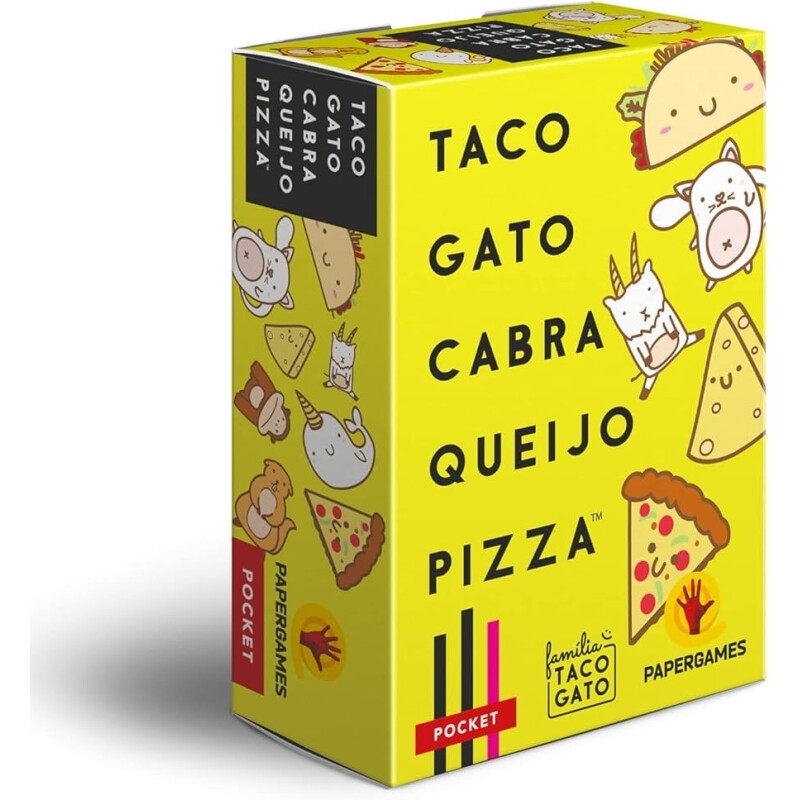 Jogo de Cartas Taco Gato Cabra Queijo Pizza - PaperGames