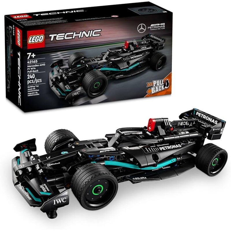 LEGO Set Technic 42165 Mercedes-AMG F1 W14 E Performance Pull-Back 240 peças