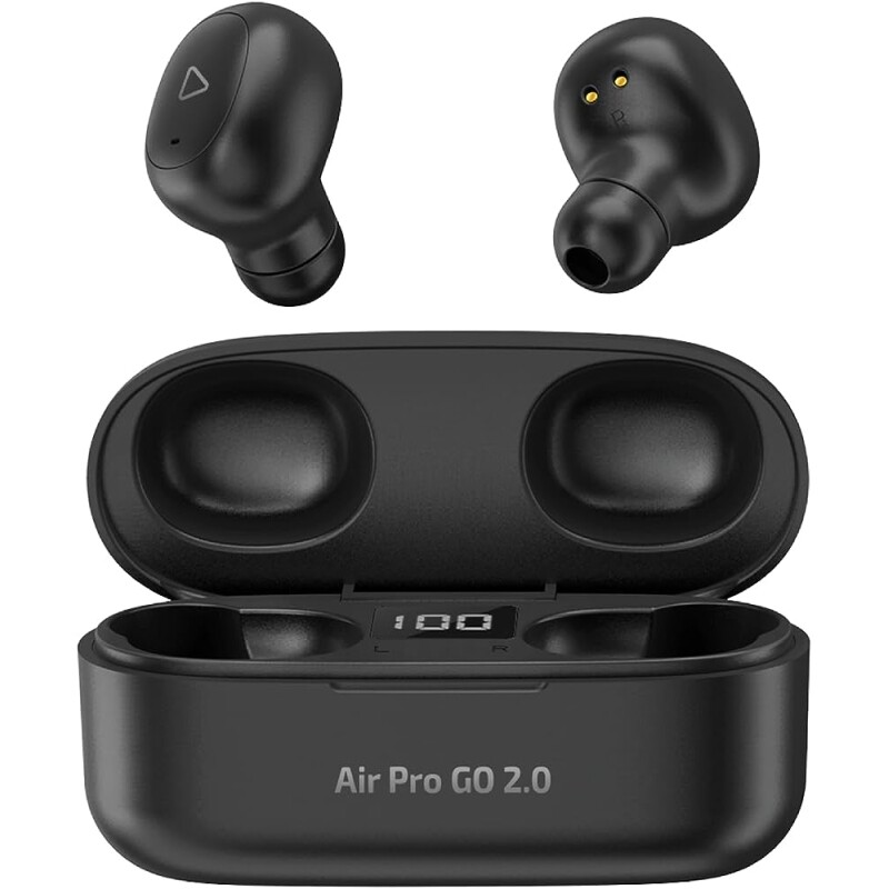Fone de Ouvido Bluetooth Sem Fio TWS Air Pro GO 2.0 i2GO com Estojo de Carregamento