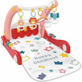 Tapete Piano de Atividade e Andador PlayWalker Rosa Maxibaby