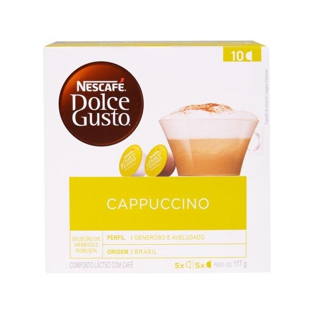 Cápsula Nescafé Dolce Gusto Cappuccino - 10 Unidades