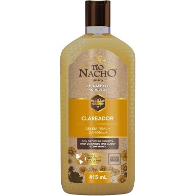 Tio Nacho - Shampoo Clareador Antiqueda para cebelos fracos e sem brilho 415ml Cabelos lindo