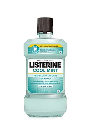 LISTERINE® Cool Mint Enxaguante Bucal Sem Álcool, 1L