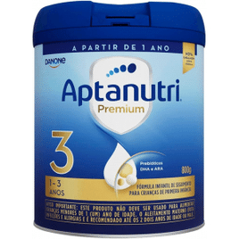 Fórmula de Seguimento Danone Nutricia Aptanutri Premium 3 1-3 anos 800g