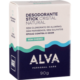 Alva Personal Care Desodorante Cristal Natural 90G Refil