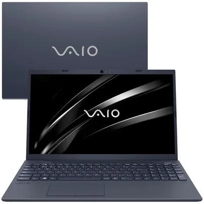 Notebook Vaio Fe15, AMD Ryzen 7- 5700u, 16GB, SSD 512GB, Linux, Cinza Grafite