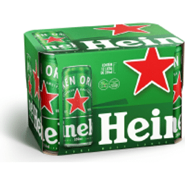 2 Packs Heineken Cerveja Pilsen - 12 Latas de 350ml Cada