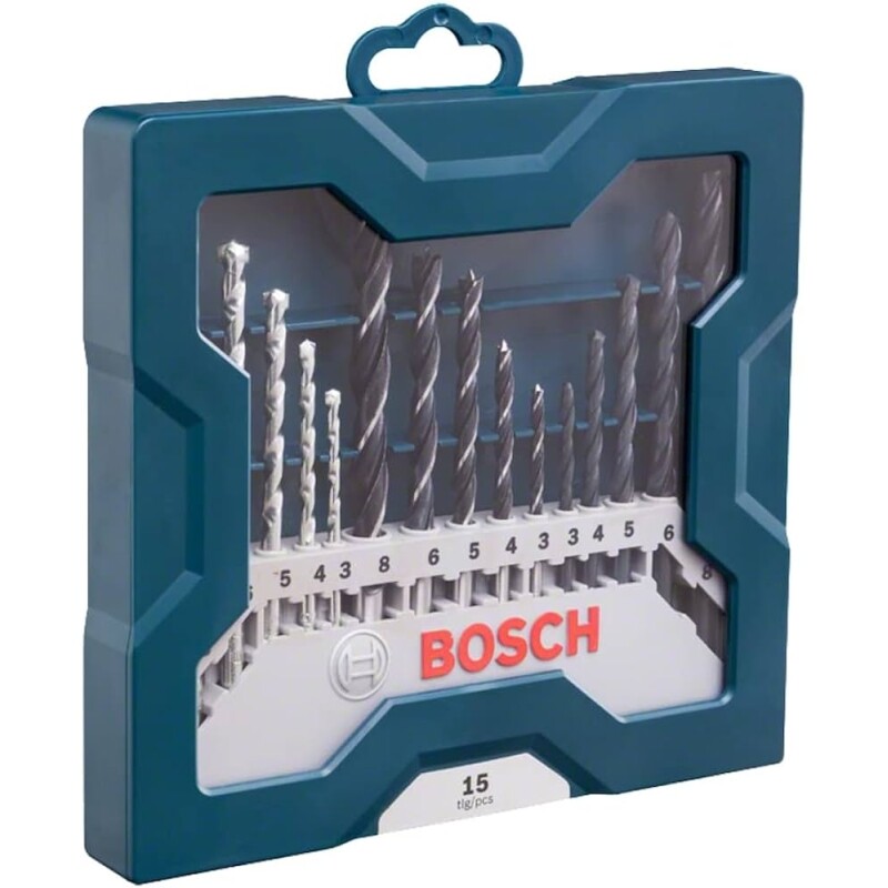 Bosch Jogo Brocas Alvenaria/Metal/Madeira Mini X-Line