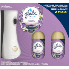 Desodorizador Glade Automatic Spray Aparelho Com 2 Refis Lavanda E Baunilha 269 Ml