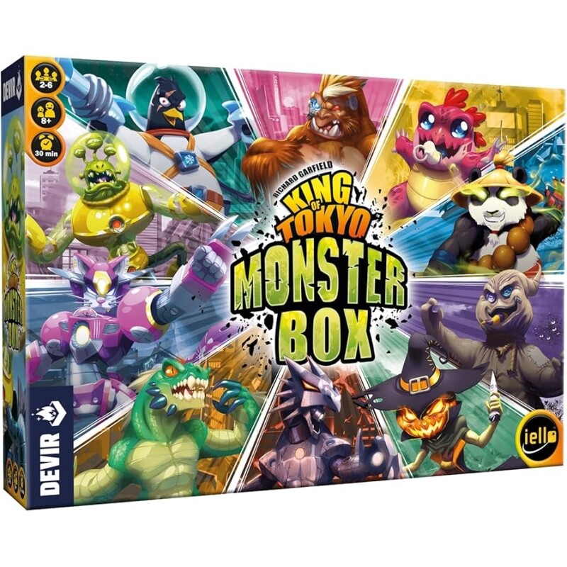 Jogo de Tabuleiro King OF Tokyo Monster Box